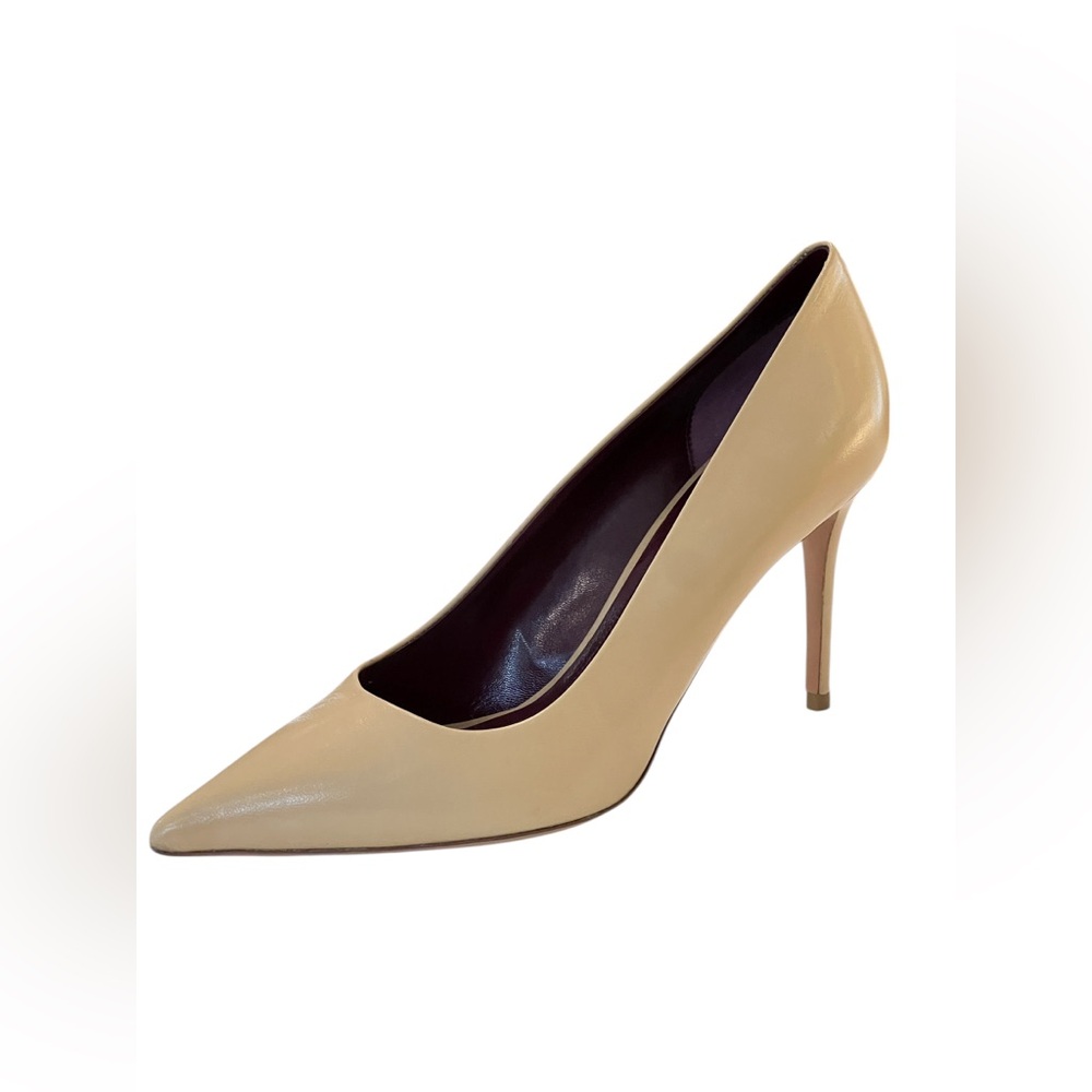 CELINE beige Leather Pumps